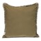 Edge Collections - 24" x 24" - Green - Elegant Striped Square Decorative Pillow - 1 Piece